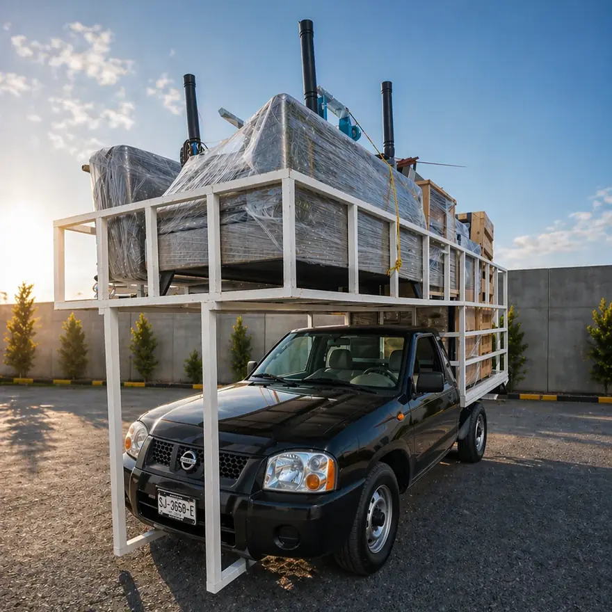 Pick-up Nissan NP300 HGR con estructura de carga